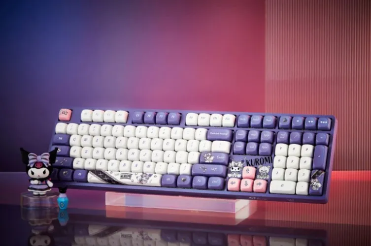 Akko Kuromi 5108B Plus 100% V3 Piano Pro Hot-Swappable Wireless Mechanical Keyboard