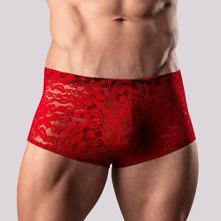 Stretch Lace Mini Short Trunks