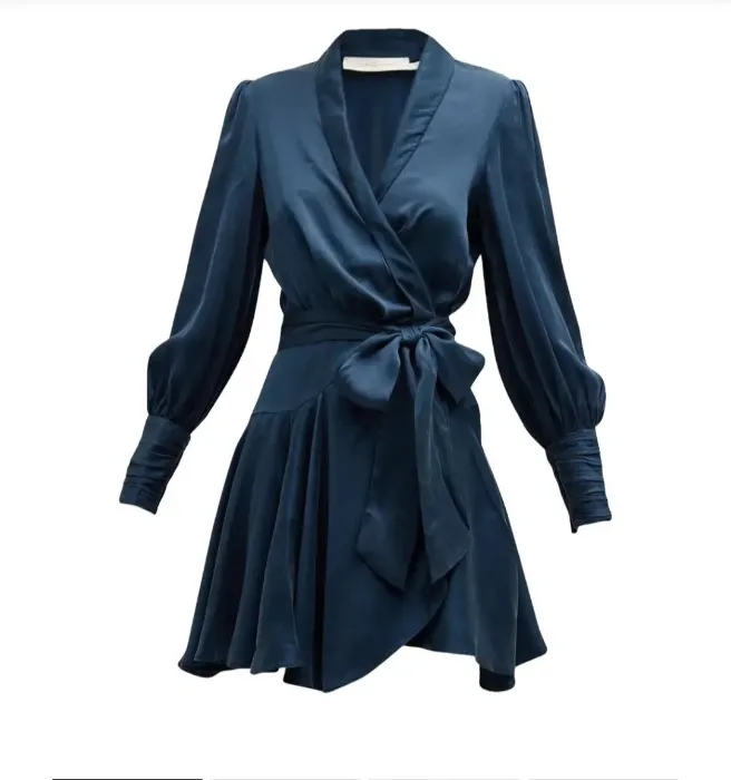 Silk mini dress