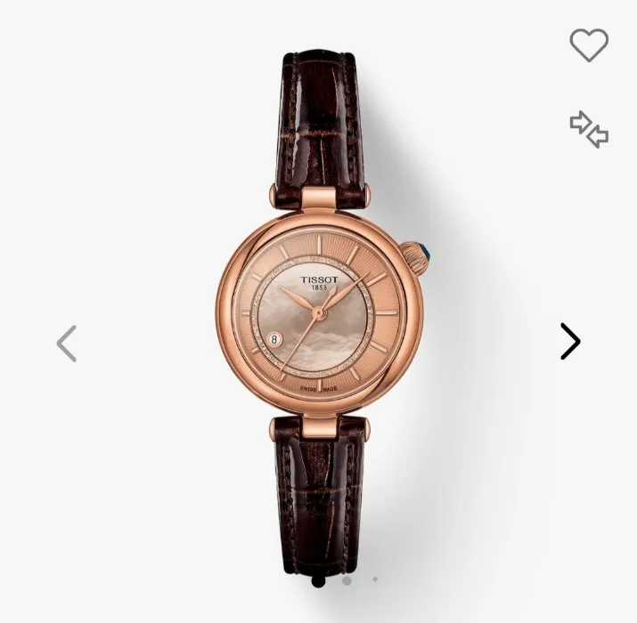 Tissot Désir rose gold watch 