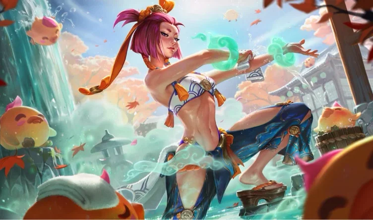 Spirit Blossom Springs Yunara SKIN - League of Legends