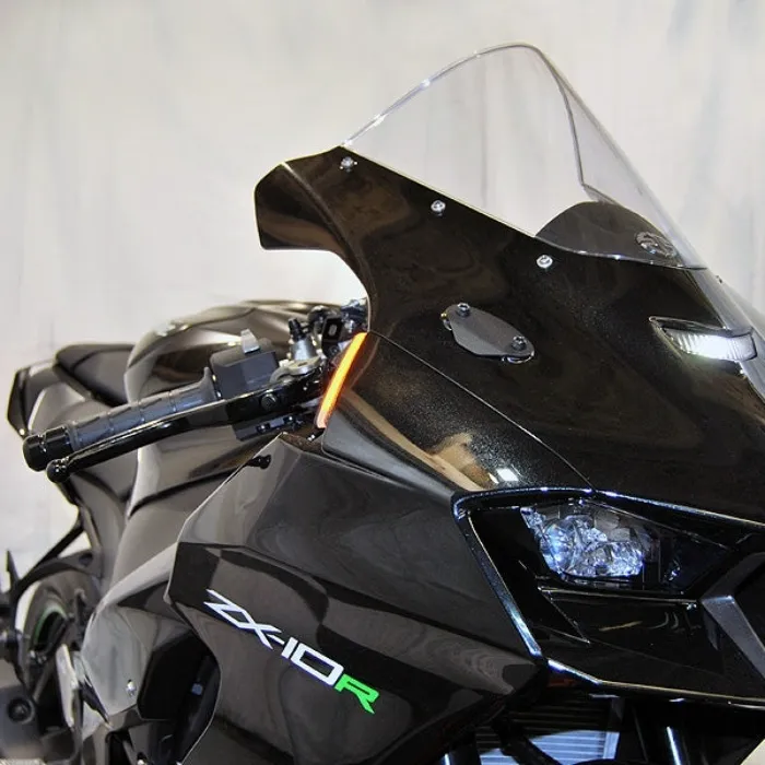 New Rage Cycles LED Front Turn Signals Kawasaki ZX-10R 2021-2025