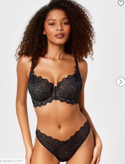 Millie Balconette Bra in Black  by Bravissimo 34H