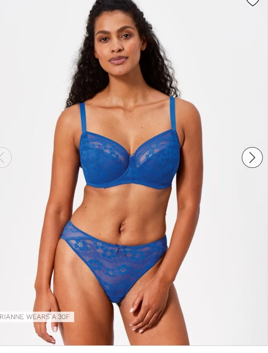 Lacey Full Cup Bra in Fuchsia by Bravissimo Cobalt 34GG