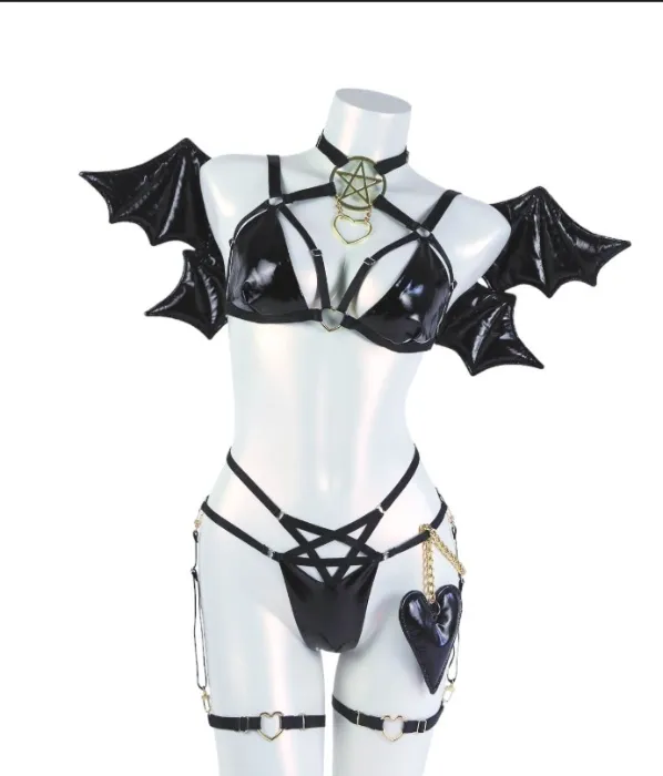 SUCCUBUS lingerie set Katzo club
