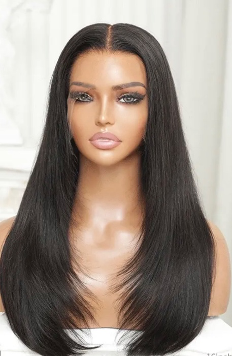 Dark Brown Human Hair Wig