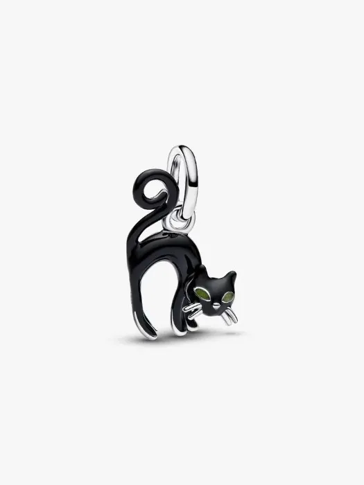 ♡ black cat pandora charm