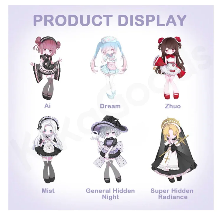 Poems in Box No Symptoms Series 1/12 BJD Blind Box