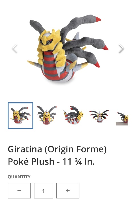 BIG giratina plushie 