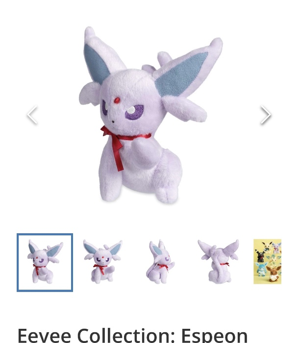 Espeon Paw plush