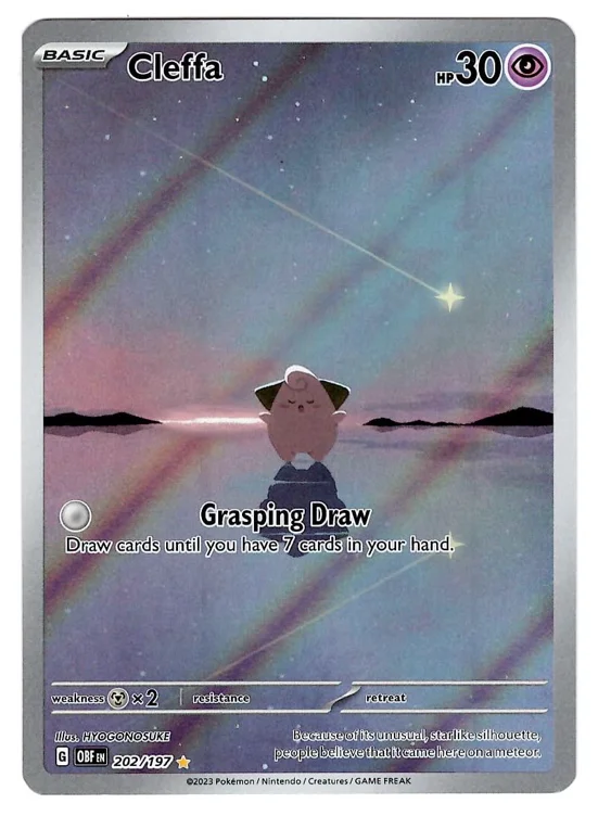 Cleffa Pokemon card