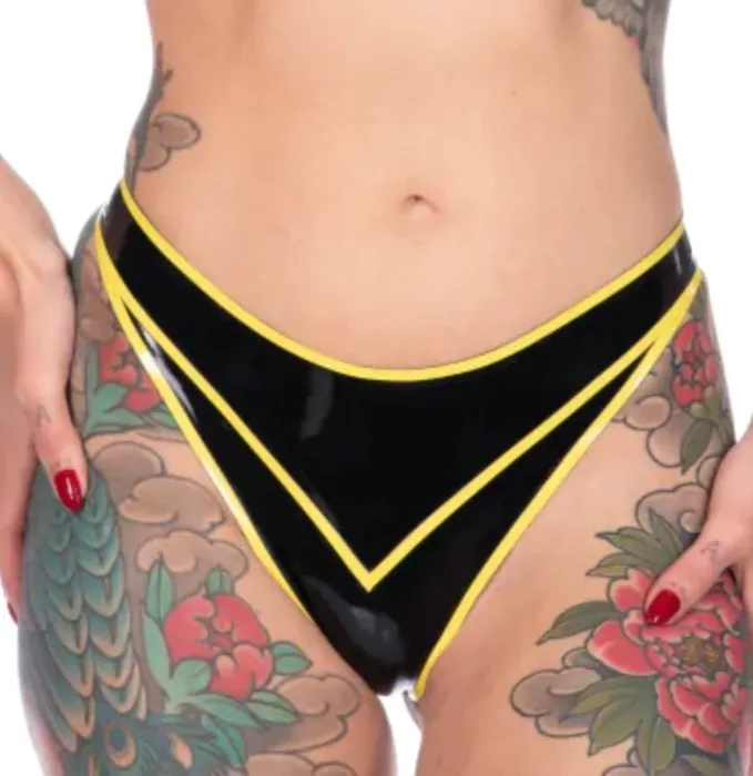 String latex libidex noir et rose 