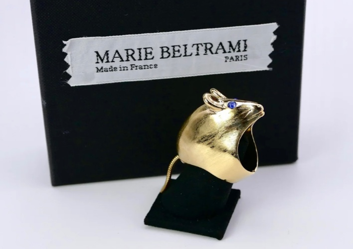 Bague Souris Chevalière