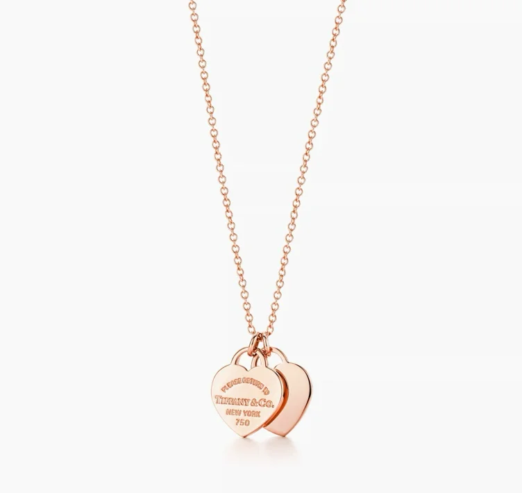 Return to Tiffany® Mini Double Heart Tag Pendant