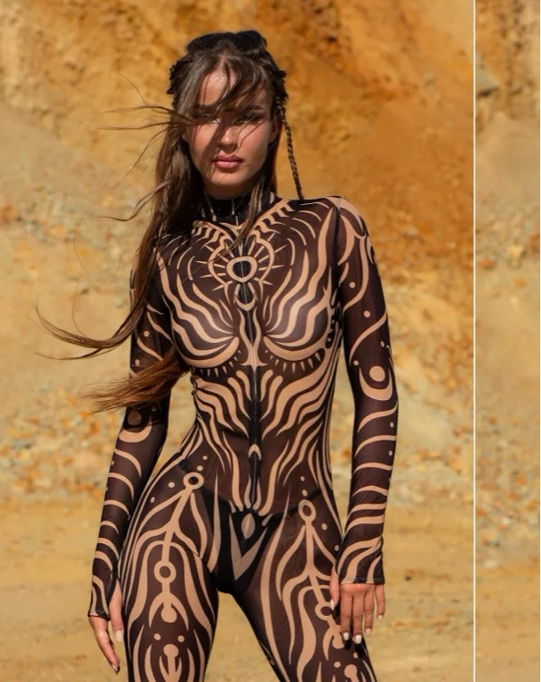 night mesh costume
