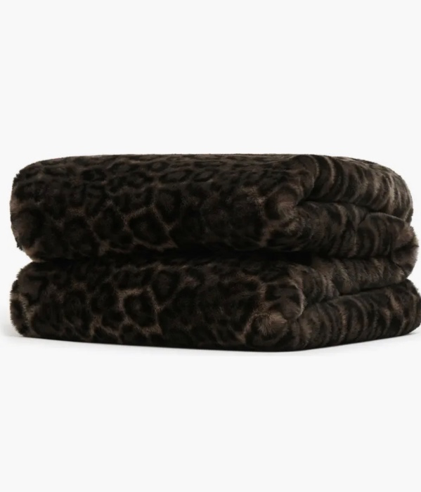 Brady Faux Fur Throw Blanket