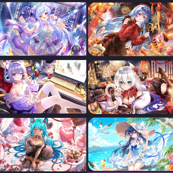 Illustration with Background [YCH] from NovaYStudio (@NovaYStudio)