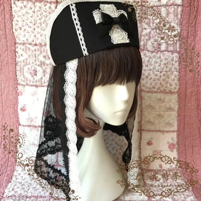 Gothic Lolita Nurse Cap Version I