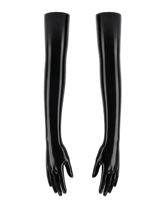 Latex opera gloves