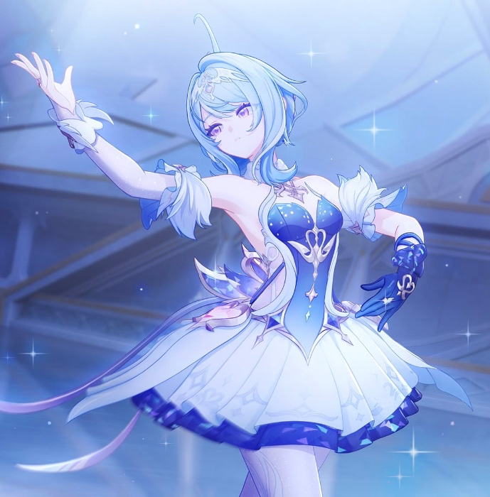 Odette cosplay from genshin impact