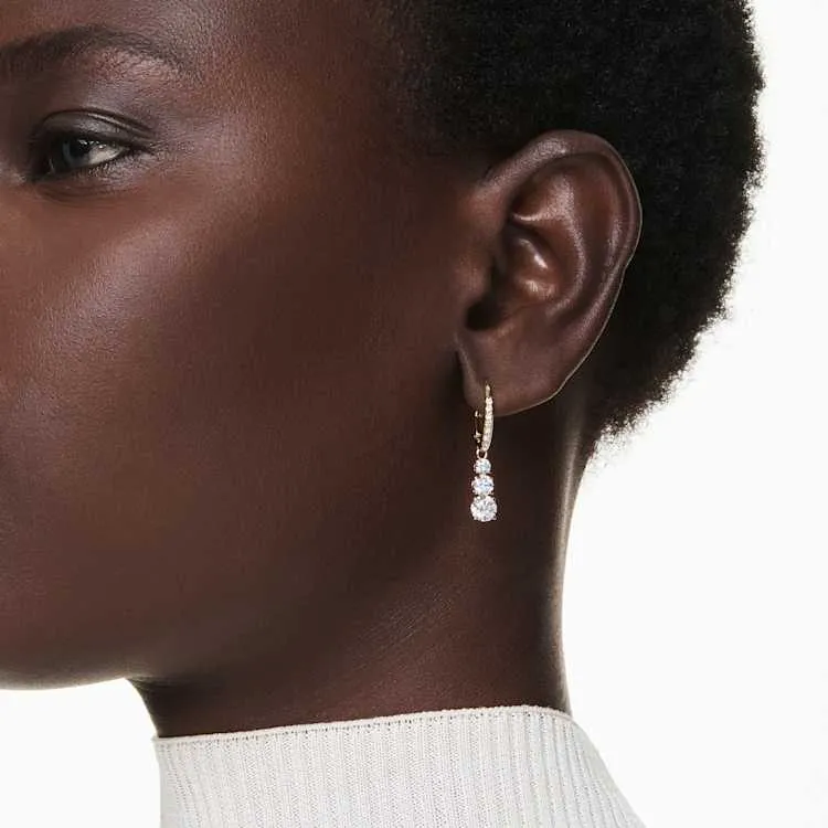 Swarovski Stilla Attract hoop earrings