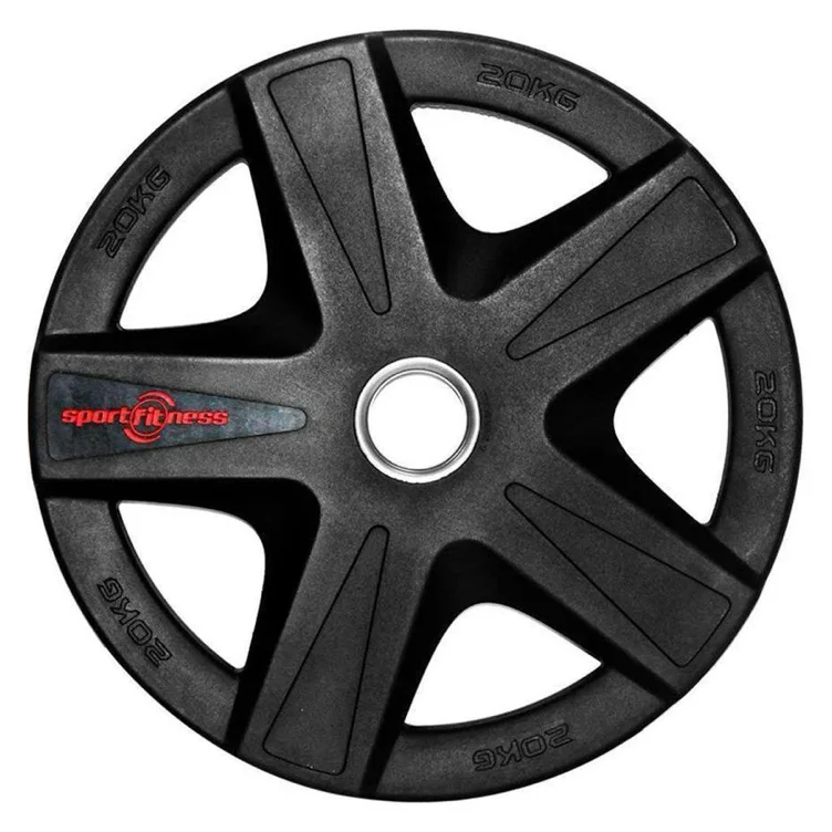 Sportfitness - Rubber Injected 20kg Disk