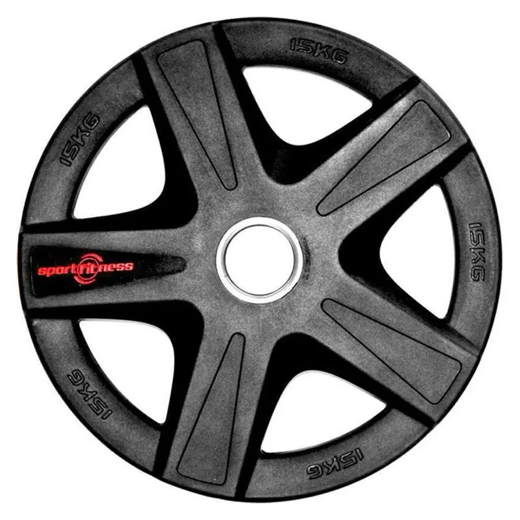 Sportfitness - Rubber Injected 15kg Disk