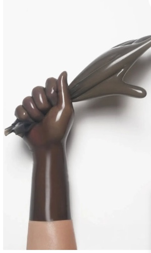 Smoky Black Transparent Gloves  