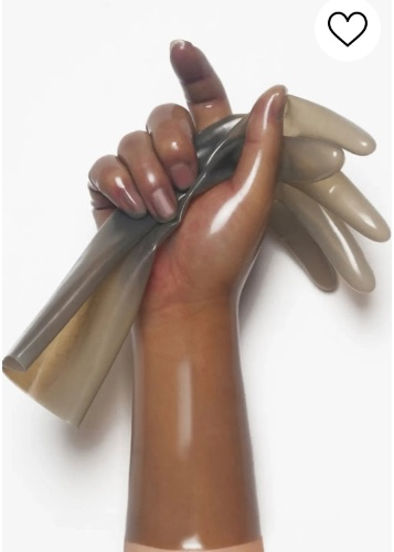 Translucent Grey Latex Gloves