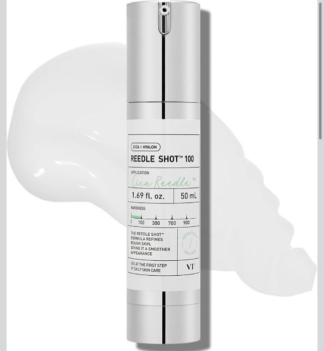 VT COSMETICS CICA Reedle Shot 100 Serum, 1.69 Fl Oz (50ml