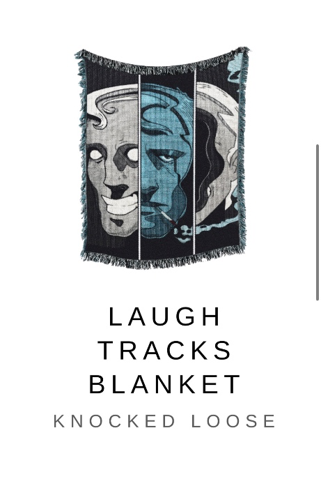 Preorder Laugh tracks 10th year anniversary woven blanket 