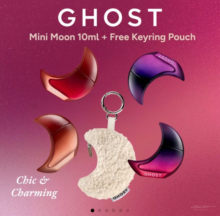 Ghost perfume keyring