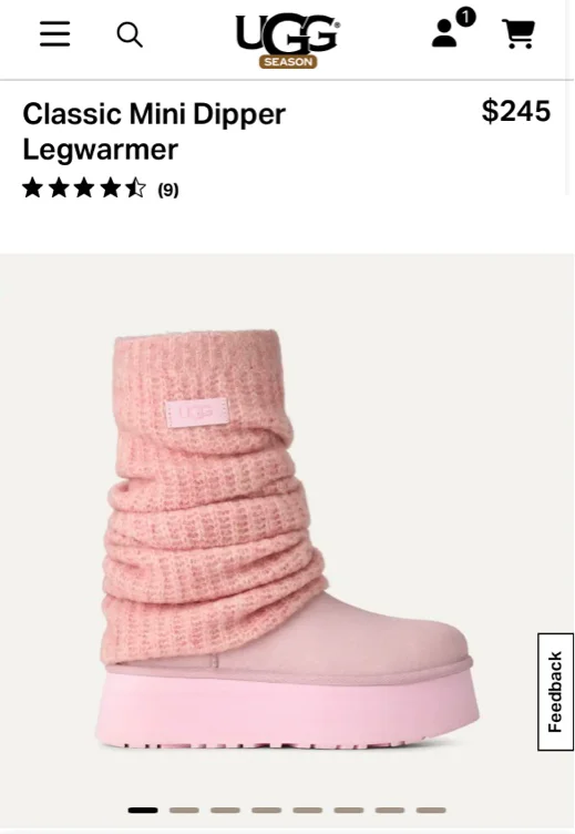 Women's Classic Mini Dipper Legwarmer