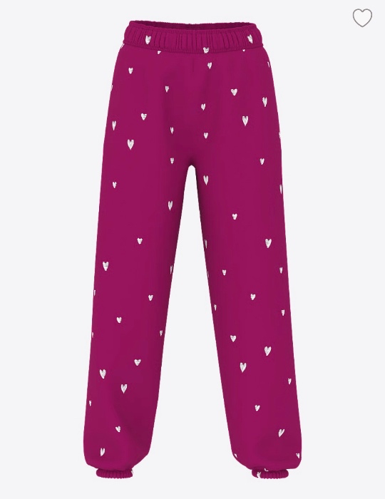 Ivy Fleece Campus Sweatpants, Red, L - Women's Bottoms - PINK