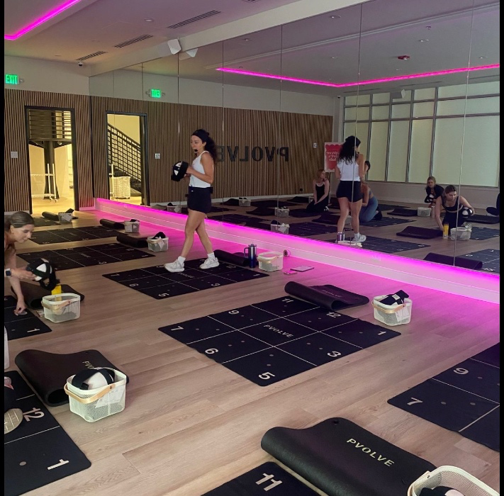 Pilates class
