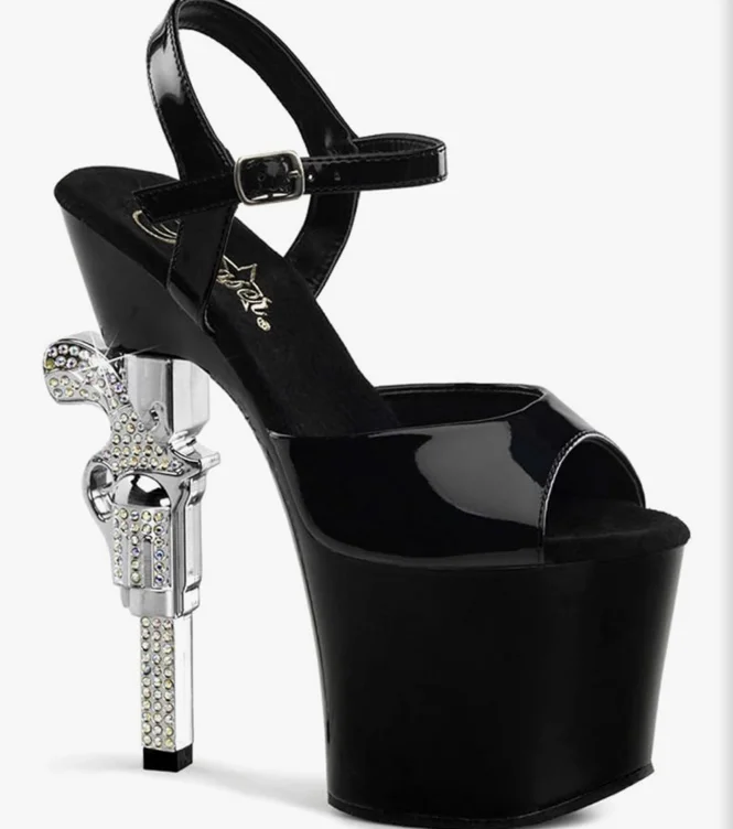 pleaser gun heels