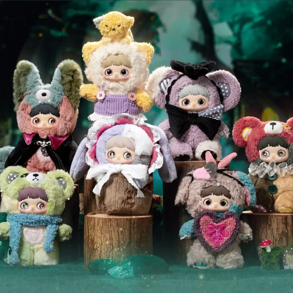 MayMei Symbiote Neverland Series Blind Box Action Figures Mystery Box Cute Random Toys Birthday Gift Christmas Collectible Toy for Desktop Ornaments, 1 Piece : Amazon.ie