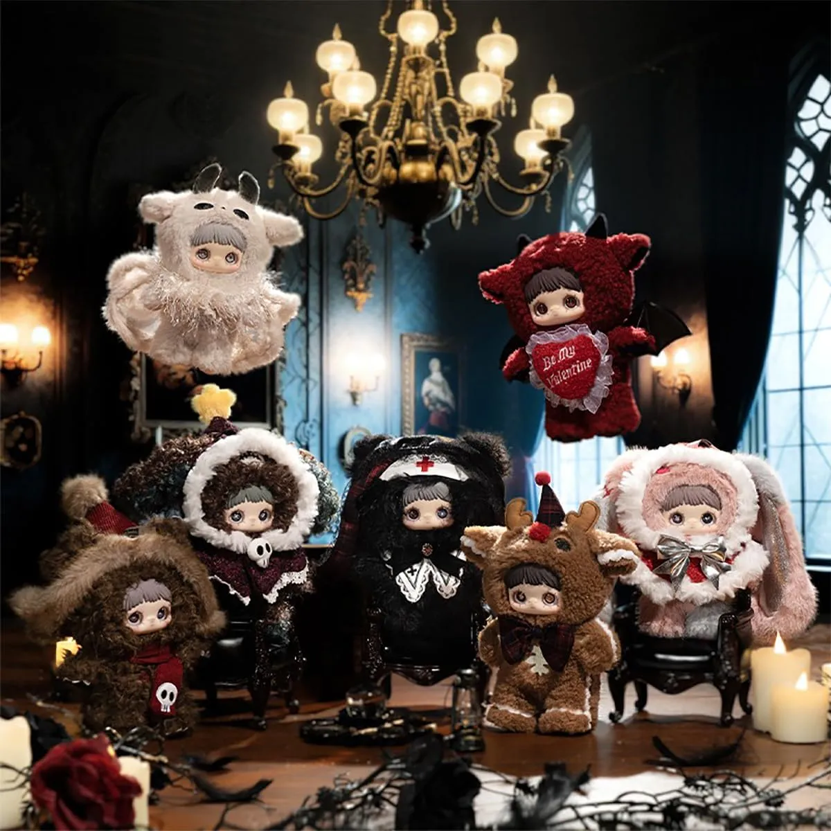 MayMei Winter Weirdness Series Blind Box Action Figures Mystery Box Cute Random Toy Birthday Gift Christmas Collectable Toy for Desktop Ornaments, 1 Piece : Amazon.ie