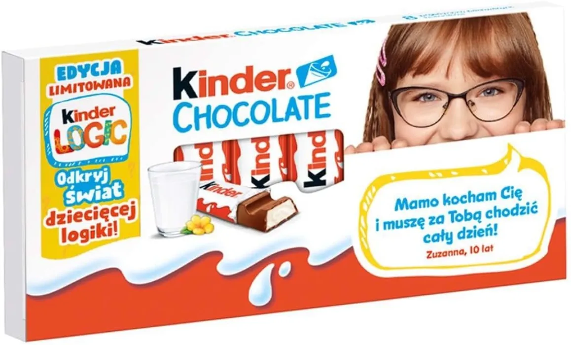 Kinder Chocolate-Filled Milk Chocolate-1 Pack of 8 Individual Bars (8 x 12.5g) : Amazon.ie: Grocery