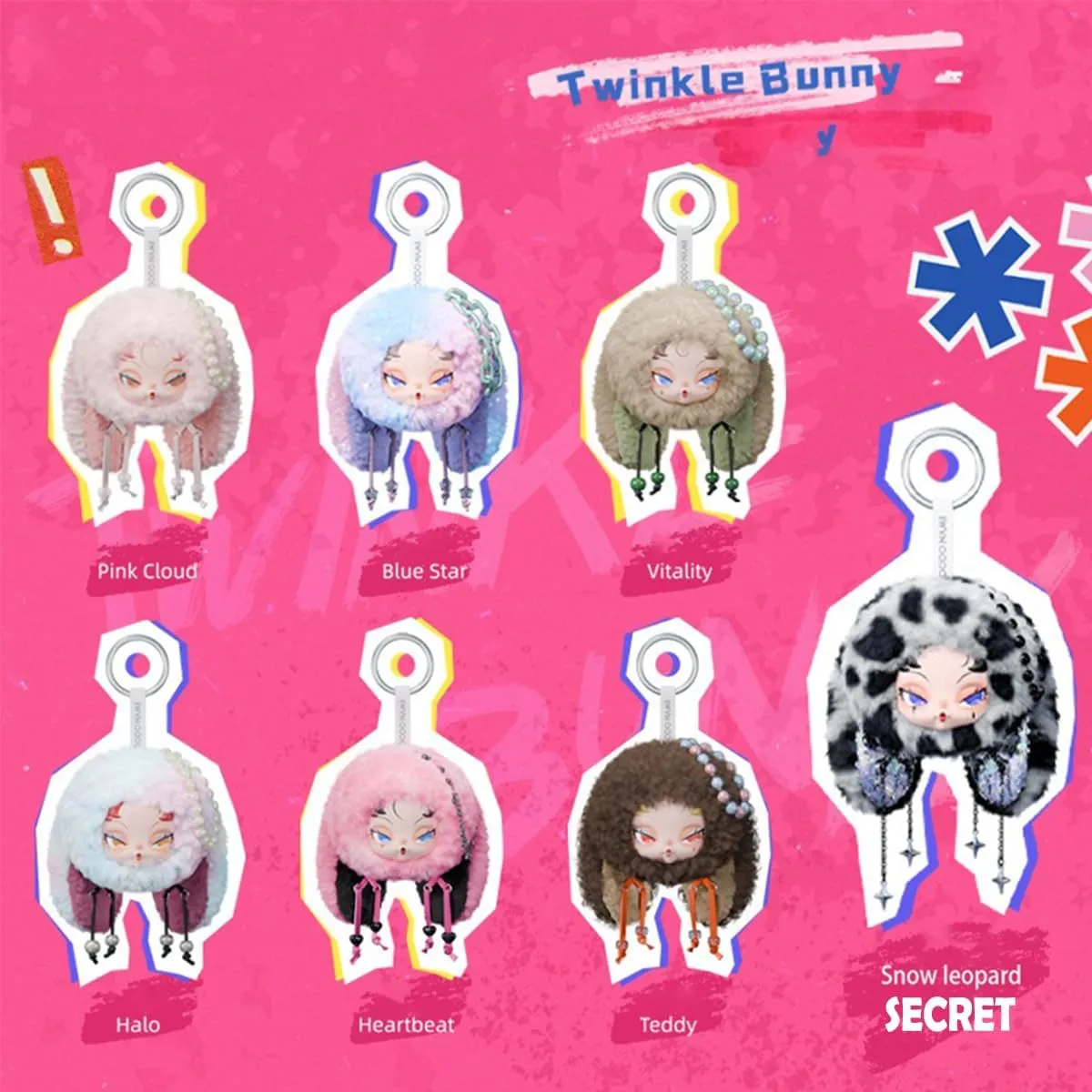DODO NAMI TwinkleBunny Series Blind Box Action Figures Mystery Box Cute Random Toys Birthday Gift Christmas Collectable Toy for Desktop Ornaments, 1 Piece : Amazon.ie