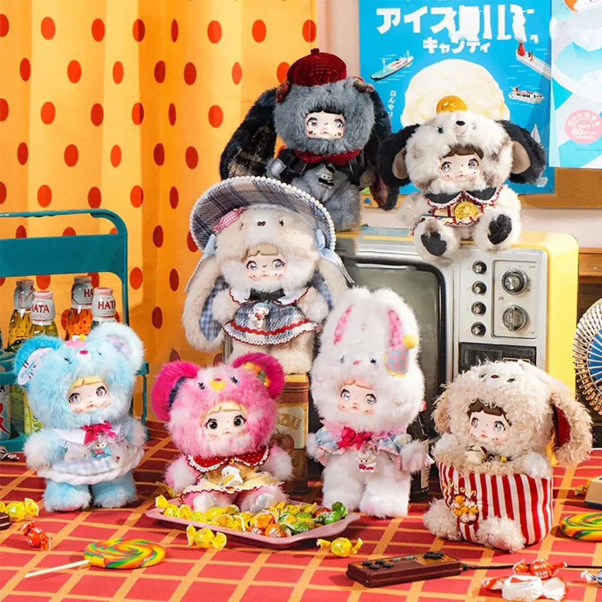 Nommi About The Childhood Series Blind Box Action Figures Mystery Box Cute Random Toy Birthday Gift Christmas Collectable Toy for Desktop Ornaments, 1 Piece : Amazon.ie