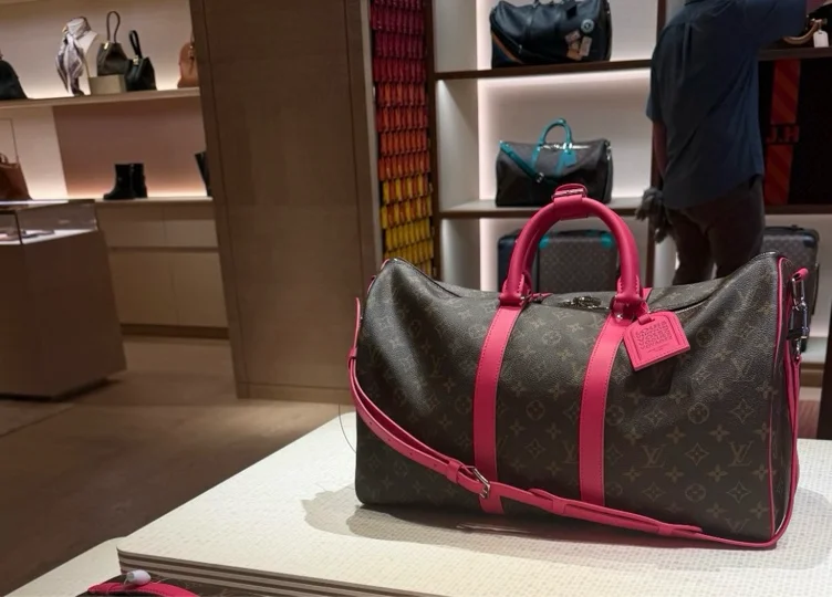 LV Hot Pink Duffle 