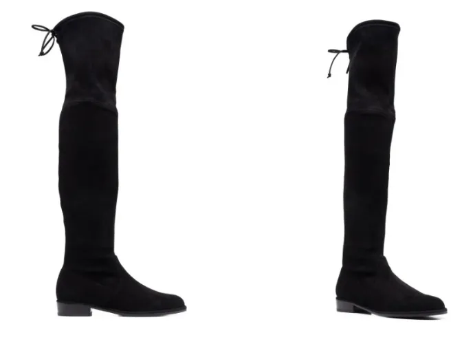Stuart Weitzman tie-fastened thigh high boots