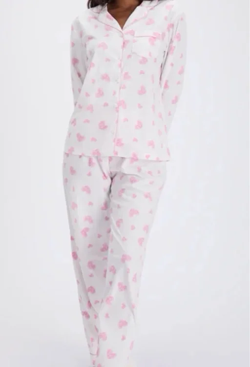 Love clouds fleece pyjamas
