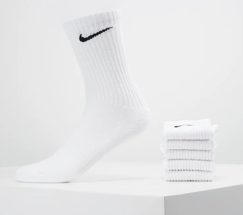 Nike white socks