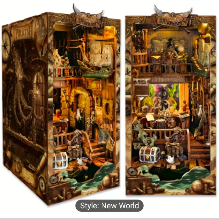 3d bookend kit book nook kit a decorative model desktops - Temu Norway