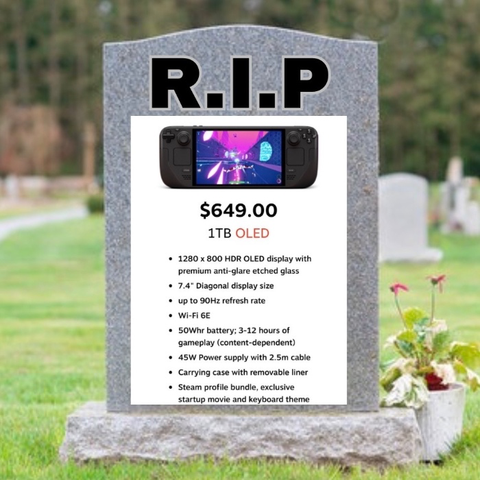 R.I.P. Steamdeck 1TB OLED // DO NOT DONO