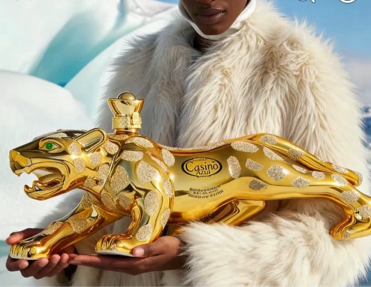 GRAND CASINO AZUL AÑEJO TEQUILA JAGUAR EDITION