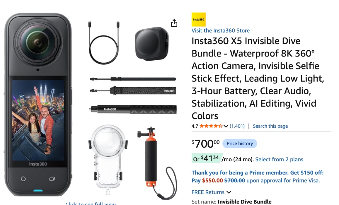 underwater filming camera 