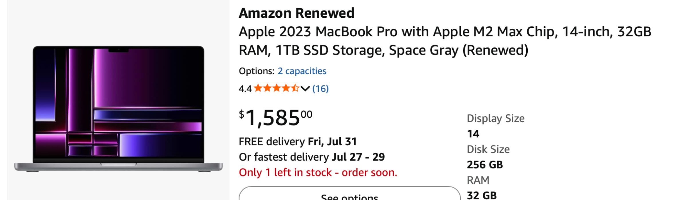 New laptop computer